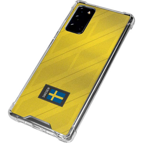 Sweden Soccer Flag Galaxy Note20 5G Clear Case